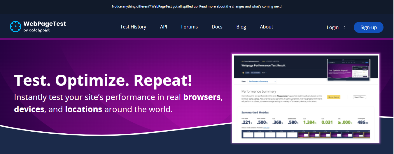 Công cụ trực tuyến kiểm tra tốc độ website tốt nhất 4 web page test