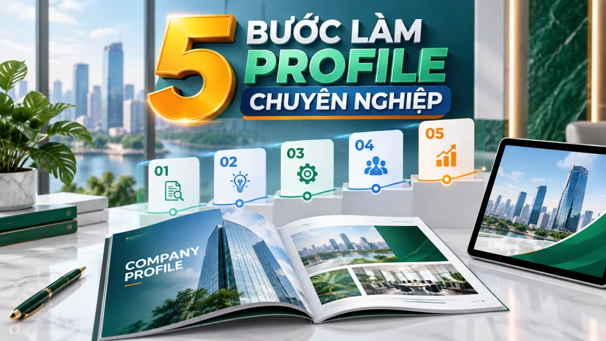 5 Bước Xây Dựng Profile Doanh Nghiệp Đẳng Cấp Chinh Phục Mọi Hợp Đồng B2B