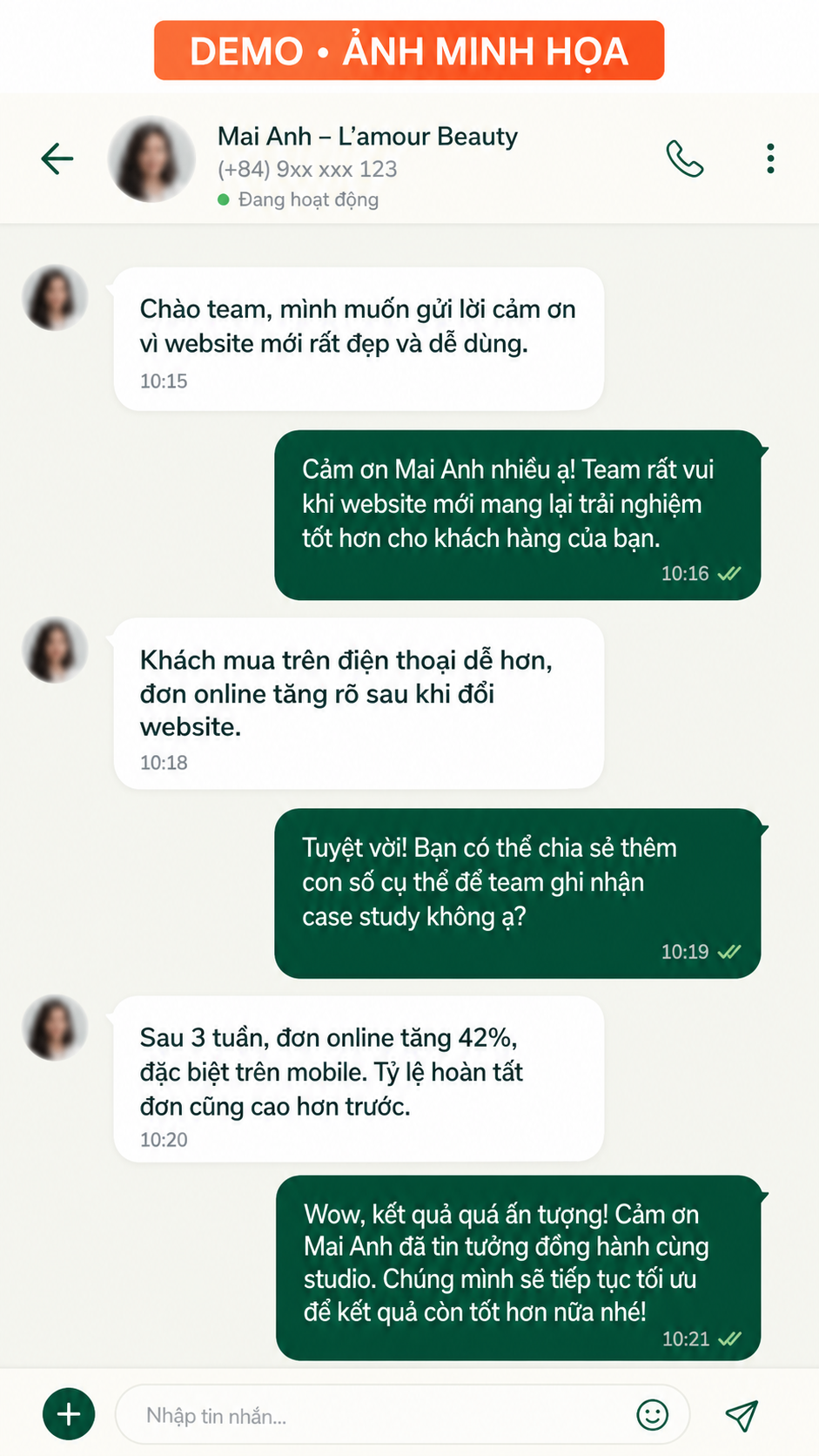 Bằng chứng nghiệm thu MonAmour Wedding Studio
