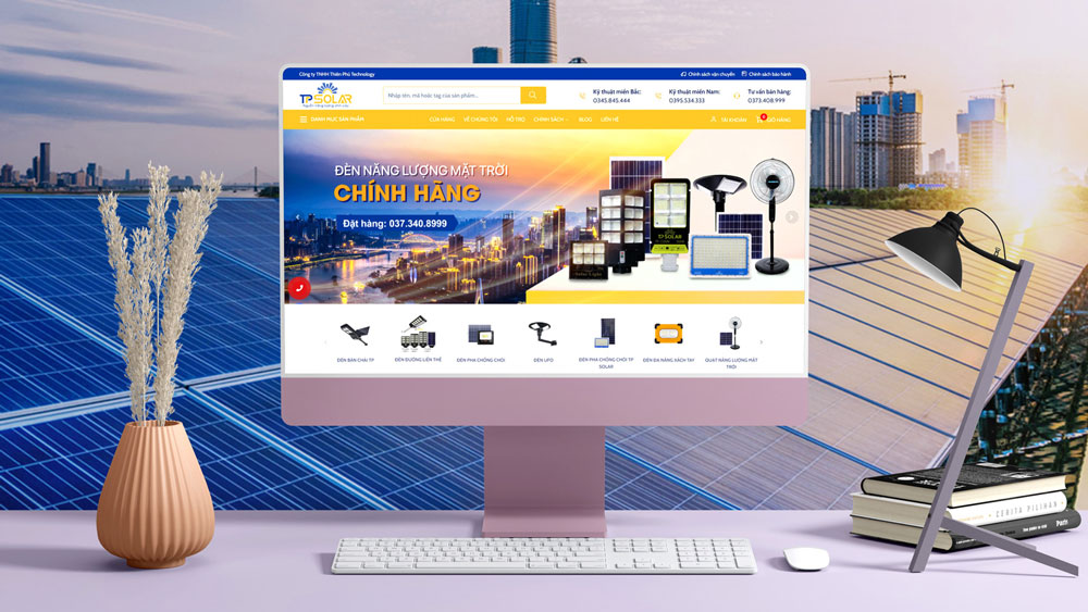 TP SOLAR - Thương hiệu đèn năng lượng mặt trời chính hãng 1 Website TP Solar