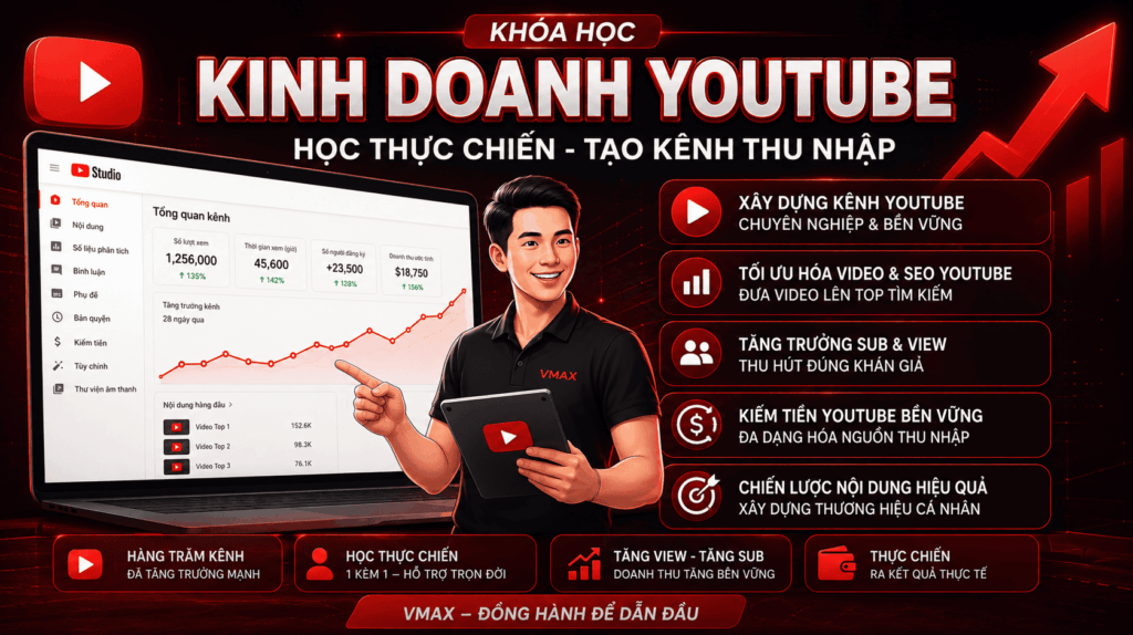 khóa học youtube