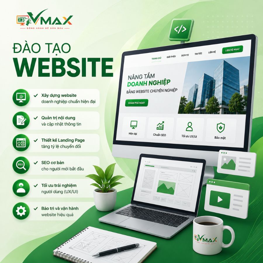 Đào tạo và tư vấn 9 Đào Tạo Website