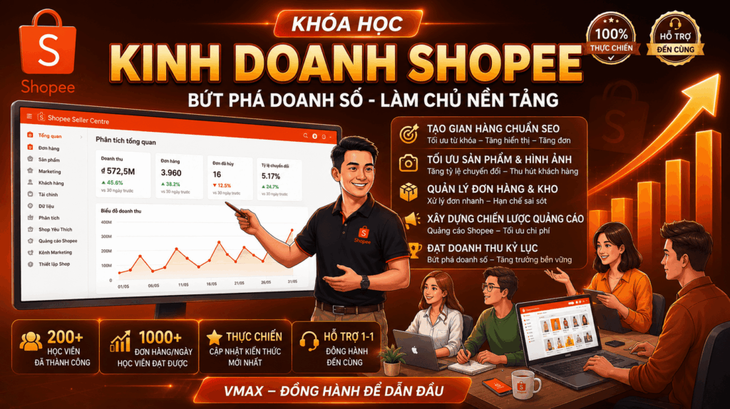khóa học shopee