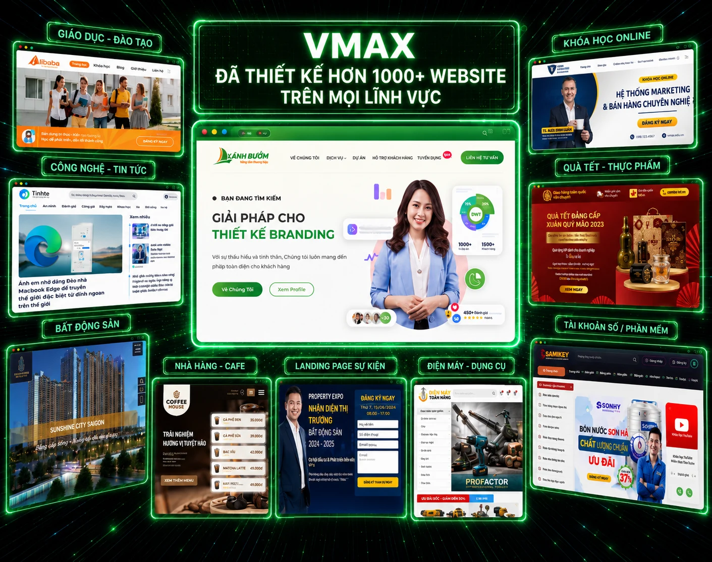 VMAX Website Showcase Preview