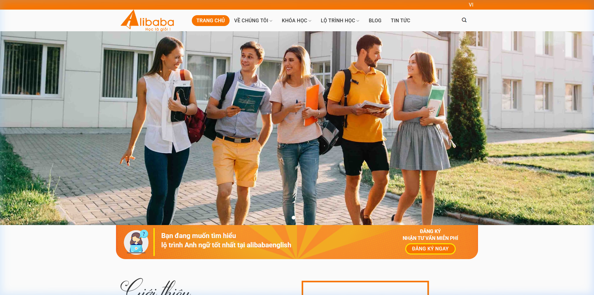 Mẫu Giao Diện Website Trung Tâm Đào Tạo Anh Ngữ Chuẩn SEO – EN001