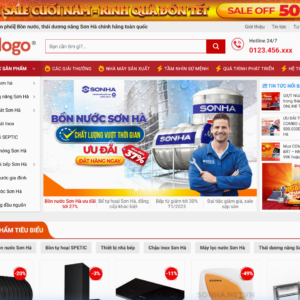 Mẫu Giao Diện Website Đồ Gia Dụng Chuẩn SEO, Tốc Độ Cao - GD001