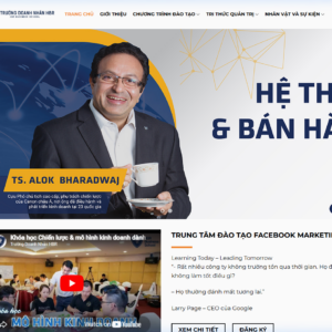 Mẫu Giao Diện Website Khóa Học Online Chuẩn SEO - COURSE001