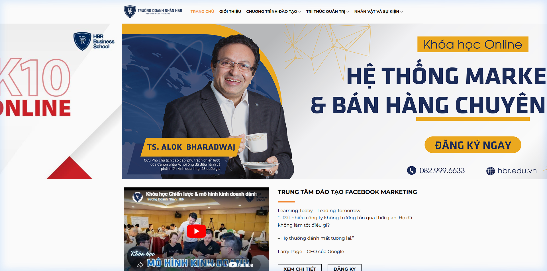 Mẫu Giao Diện Website Khóa Học Online Chuẩn SEO – COURSE001