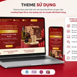 Mẫu Giao Diện Landing Page Chuẩn SEO, Tăng Tỷ Lệ Chuyển Đổi - LP001 2 Giao Diện Theme Sử Dụng
