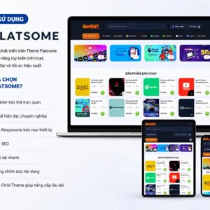 Mẫu Giao Diện Website Bán Tài Khoản MMO Chuẩn SEO, Tự Động - MMO001 3 Giao Diện Theme Website Bán Tài Khoản MMO