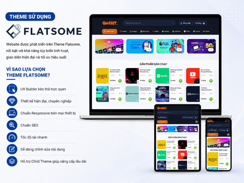 Giao Diện Theme Website Bán Tài Khoản MMO Giao Diện Theme Website Bán Tài Khoản MMO