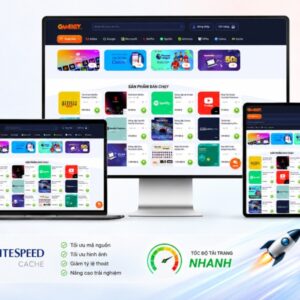 Giao Diện Website Bán Tài Khoản MMO Tương Thích Trên Mọi Thiết Bị