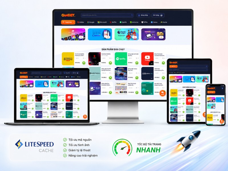 Giao Diện Website Bán Tài Khoản MMO Tương Thích Trên Mọi Thiết Bị Giao Diện Website Bán Tài Khoản MMO Tương Thích Trên Mọi Thiết Bị