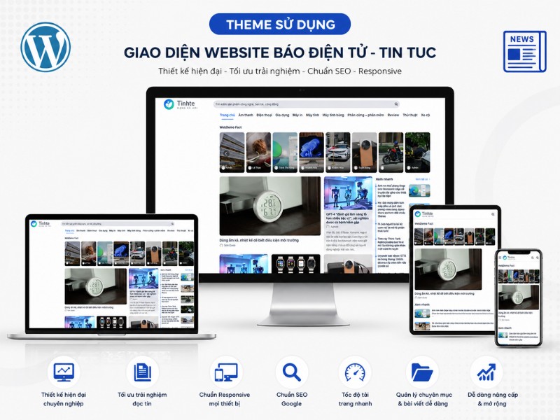 Giao Diện Theme Website Báo Điện Tử Giao Diện Theme Website Báo Điện Tử