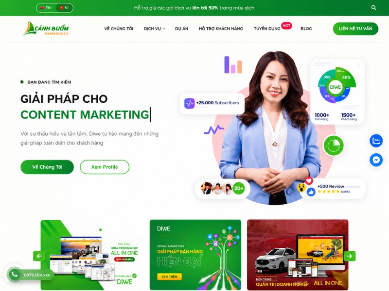 Giao Diện Hiện Đại Mẫu Website Agency Giao Diện Hiện Đại Mẫu Website Agency