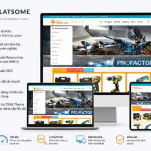 Giao Diện Theme Website Điện Cơ