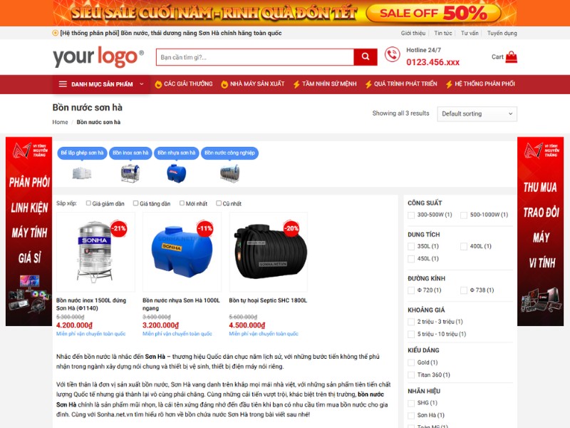 Mẫu giao diện GD001 chuẩn SEO giúp website dễ lên top Google Mẫu giao diện GD001 chuẩn SEO giúp website dễ lên top Google