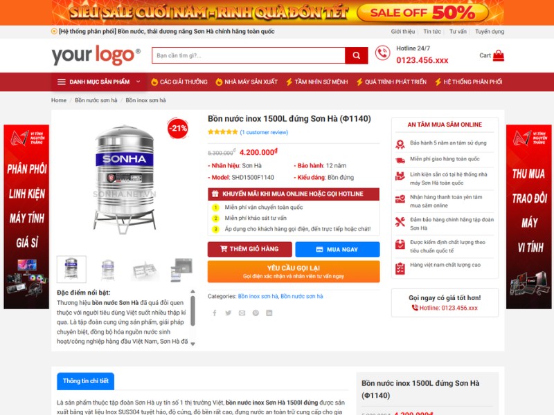 Sản Phẩm Website Đồ Gia Dụng Sản Phẩm Website Đồ Gia Dụng