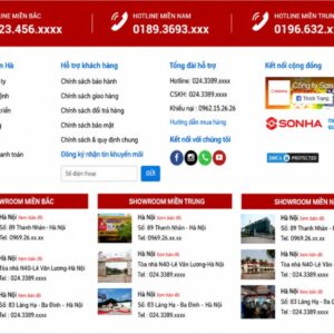 Mẫu Giao Diện Website Đồ Gia Dụng Chuẩn SEO, Tốc Độ Cao - GD001 3 Chân Trang Website Đồ Gia Dụng