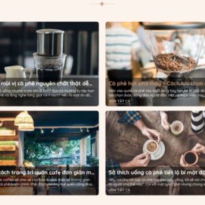 Mẫu Giao Diện Website Quán Cafe, Trà Sữa Đẹp Chuẩn SEO - CF001 2 mau giao dien website quan cafe tra sua cf001 4