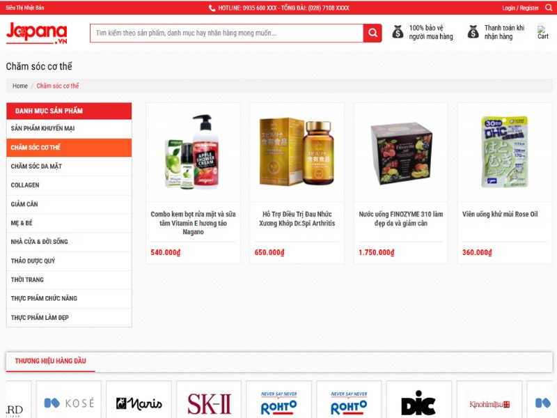 Giao diện website bán hàng với bộ lọc sản phẩm thông minh theo giá và xuất xứ Giao diện website bán hàng với bộ lọc sản phẩm thông minh theo giá và xuất xứ