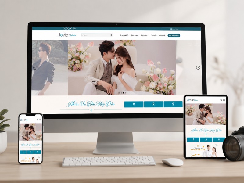 Giao Diện Theme Website Studio Chụp Ảnh Giao Diện Theme Website Studio Chụp Ảnh