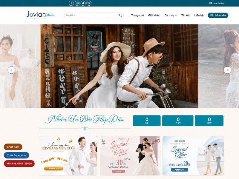 Giao Diện Website Studio Chụp Ảnh Giao Diện Website Studio Chụp Ảnh