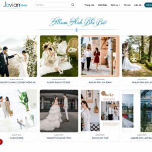 Giao Diện Allbum ebsite Studio Chụp Ảnh