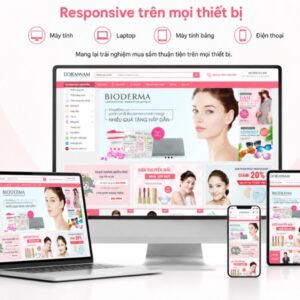 Mẫu Giao Diện Website Thời Trang & Mỹ Phẩm Chuẩn SEO - TM001 3 Giao Diện Website Thời Trang & Mỹ Phẩm Tương Thích Trên Mọi Thiết Bị