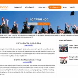 Mẫu Giao Diện Website Trung Tâm Đào Tạo Anh Ngữ Chuẩn SEO - EN001 2 mau giao dien website trung tam anh ngu en001 2