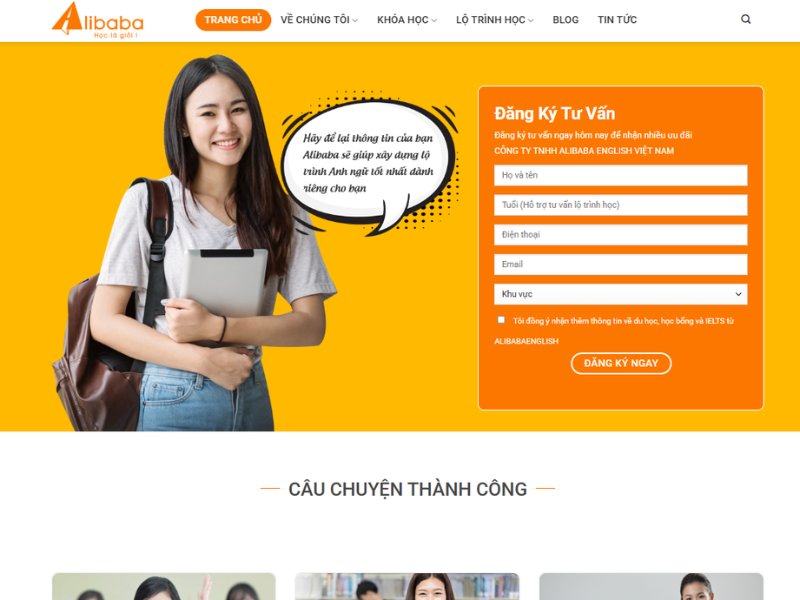 Giao Diện Đăng Ký Trung Tâm Đào Tạo Anh Ngữ Giao Diện Đăng Ký Trung Tâm Đào Tạo Anh Ngữ
