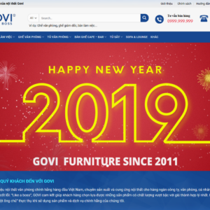 Mẫu Giao Diện Website Nội Thất Chuẩn SEO, Hiện Đại - NT001