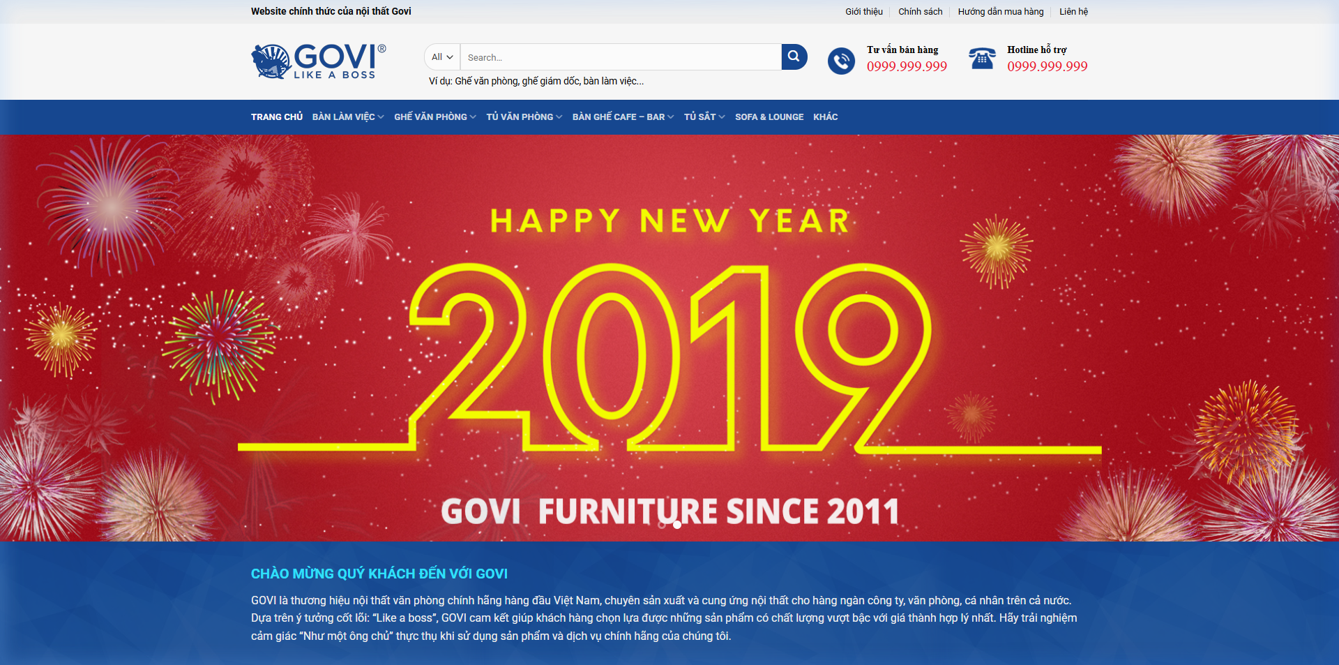 Mẫu Giao Diện Website Nội Thất Chuẩn SEO, Hiện Đại – NT001
