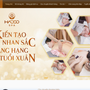 Mẫu Giao Diện Website Spa Chuyên Nghiệp Chuẩn SEO - SPA001