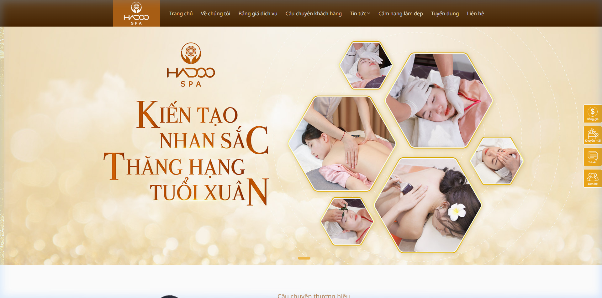 Mẫu Giao Diện Website Spa Chuyên Nghiệp Chuẩn SEO – SPA001