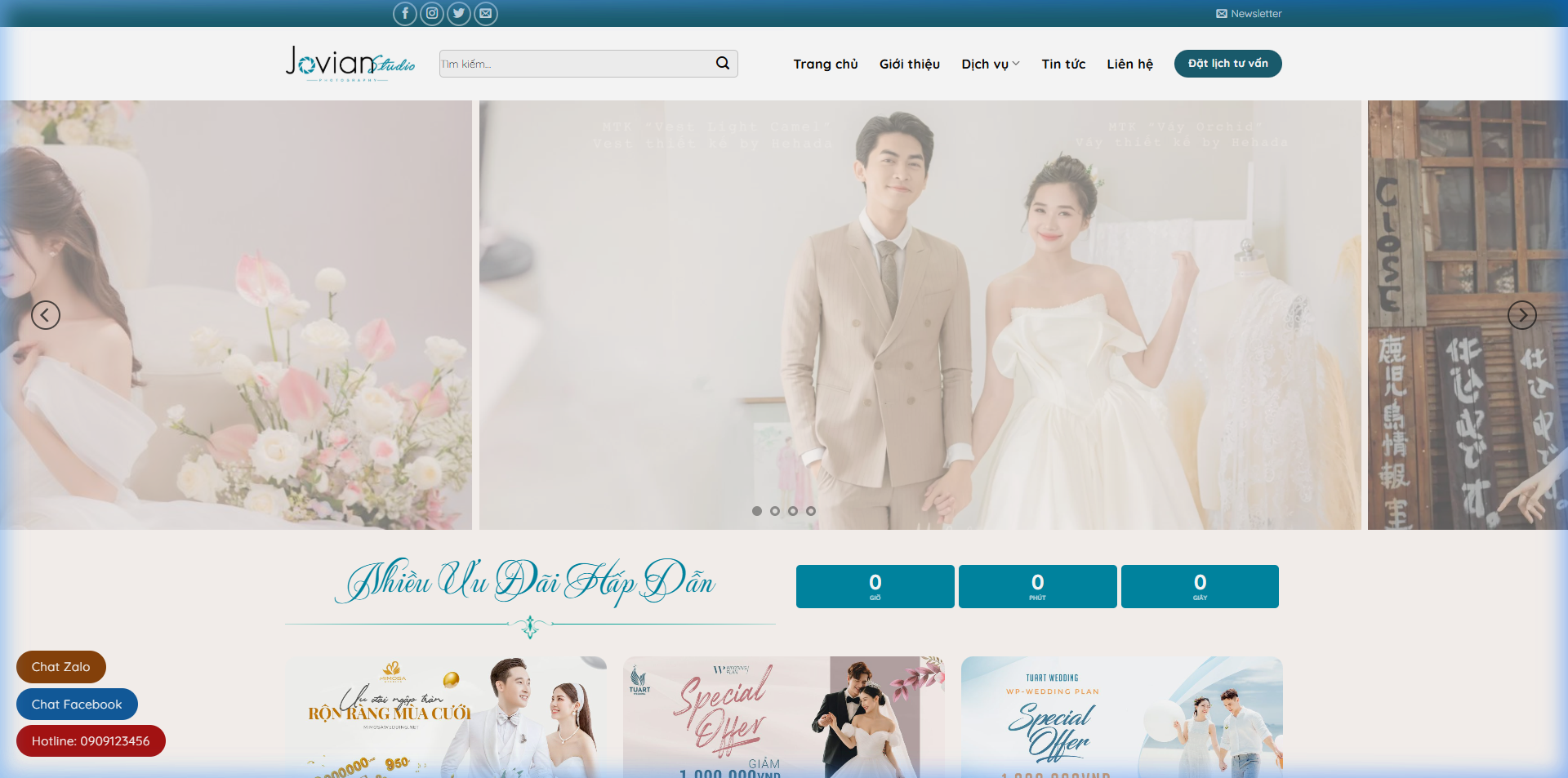 Mẫu Giao Diện Website Studio Chụp Ảnh Chuẩn SEO – STUDIO001