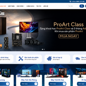 Mẫu Giao Diện Website Bán Máy Vi Tính Chuyên Nghiệp, Hiện Đại