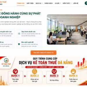 Mẫu Giao Diện Website Kế Toán Thuế Đà Nẵng Chuyên Nghiệp 3 Thiết kế website kế toán thuế chuyên nghiệp, tạo dựng sự tin cậy