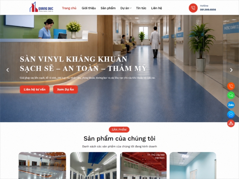 Thông tin mẫu giao diện website xây dựng XD001 chuẩn SEO Thông tin mẫu giao diện website xây dựng XD001 chuẩn SEO