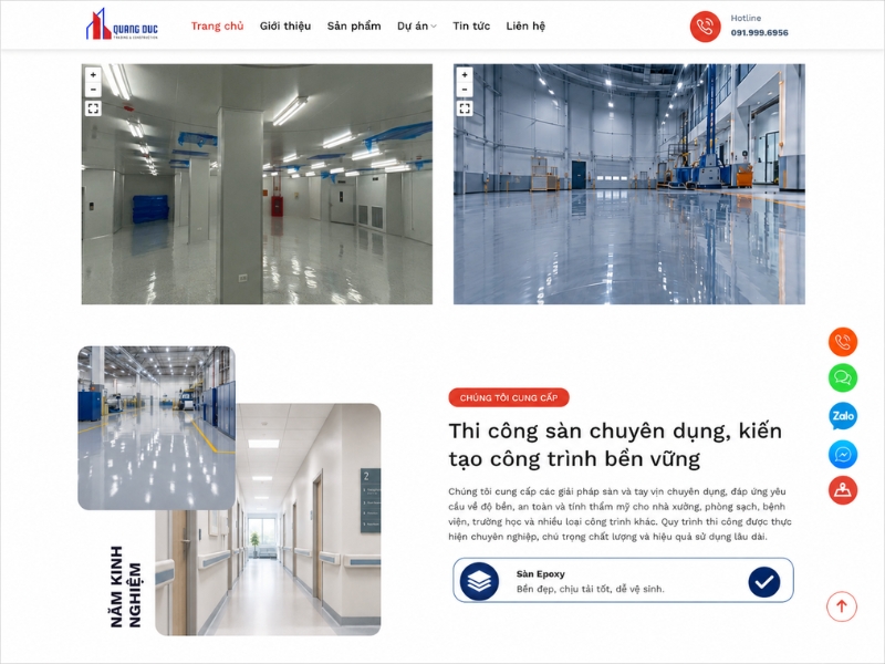 Nền tảng WordPress sử dụng cho mẫu giao diện website xây dựng XD001 Nền tảng WordPress sử dụng cho mẫu giao diện website xây dựng XD001